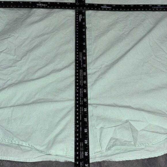 vineyard vines whale shirt mens large plaid green white long sleeve button shirt - Picture 6 of 11